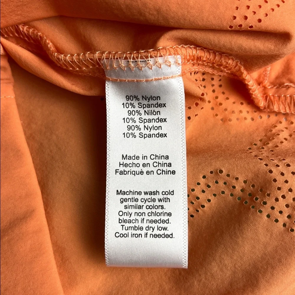 Nanette Lepore Creamsicle Estrella Star Lightweight Jacket Sz L